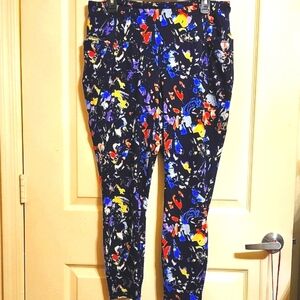Lane Bryant Livi Colorful Abstract Print Leggings NWOT